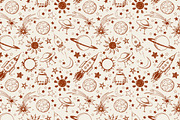 Astronomy and space doodle elements, a Technology Illustration by Elina_Li (Thumbnail 17 of 18)