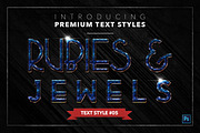 Rubies & Jewels #2 - 15 Text Styles, a Layer Style Add-On by Jonas Stensgaard (Thumbnail 6 of 18)