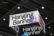 8x3.5 Ft Hanging Display Mockup, an Advertising Mockup by creatsy5 (Thumbnail 4 of 9)