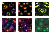 Halloween Glow Digital Paper, a Pattern Graphic by Chromolume Studio (Thumbnail 4 of 16)