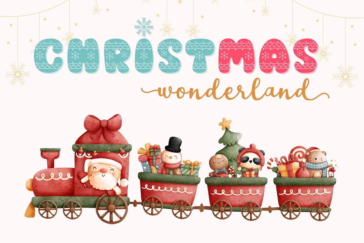 Cozy Christmas Font Duo, a Handwritten Font by AnningArts (Photo 2 of 9)