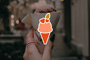 30 Retro Love Stickers, an Object Graphic by Parisa-Artstudio (Thumbnail 5 of 6)