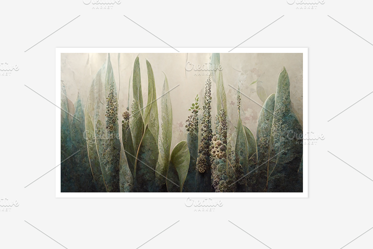 Lyba Collection · Botanical Wall, a Texture Illustration by milatovar (Photo 3 of 13)