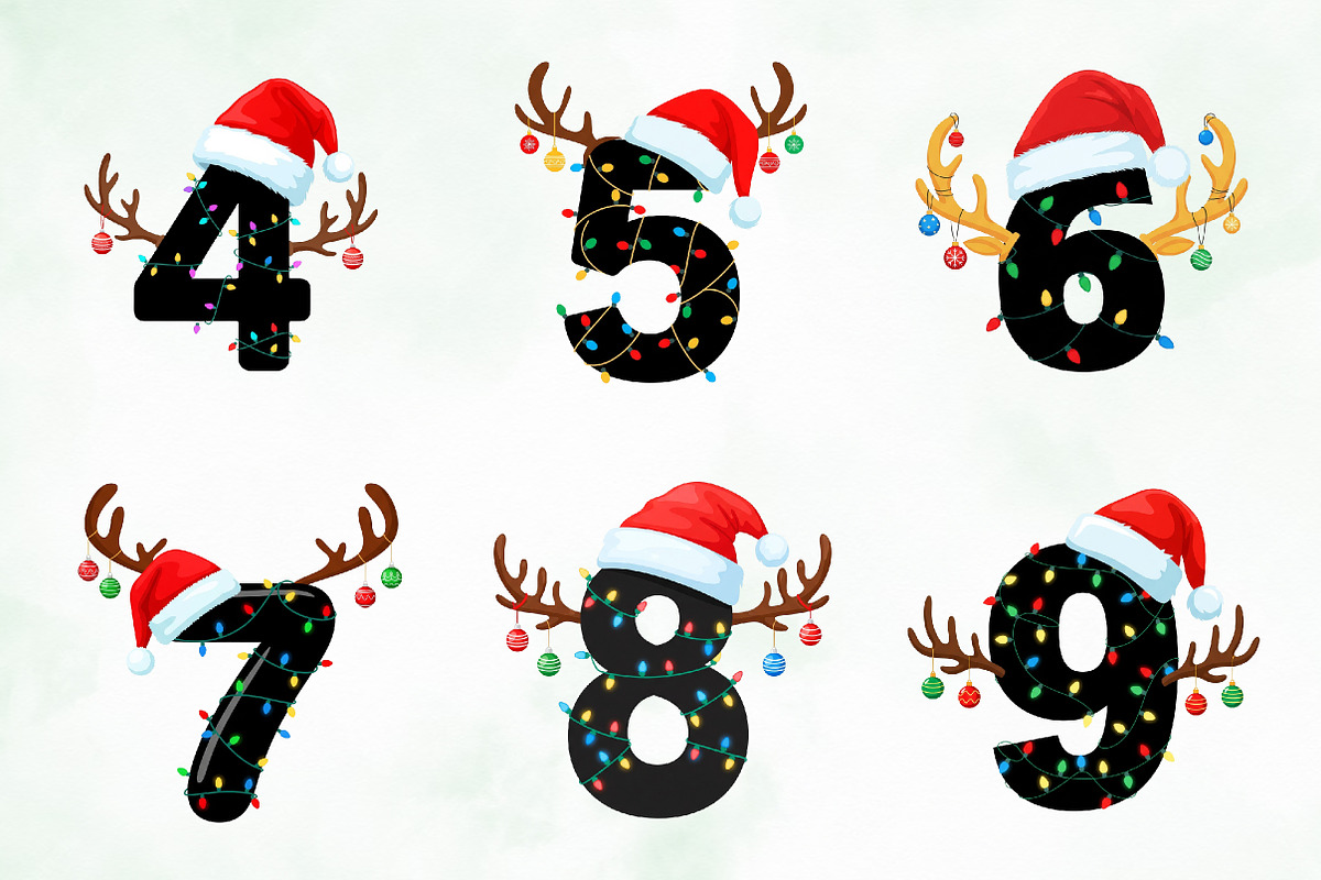 Christmas Alphabet Png Clipart, an Illustration by Creative Art (Photo 6 of 10)