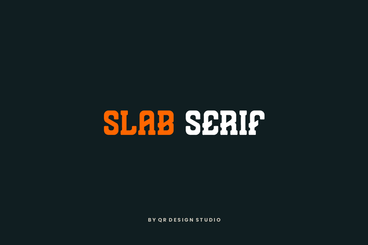 Slabanz - Slab Serif & Sport Font, a Slab Serif Font by QR Design Studio (Photo 3 of 7)