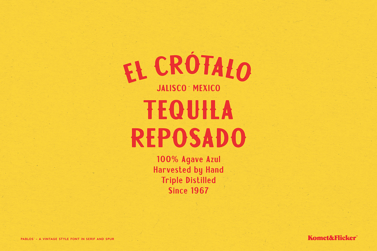 Pablos - Sans & Spur, a Sans Serif Font by Komet & Flicker (Photo 4 of 13)