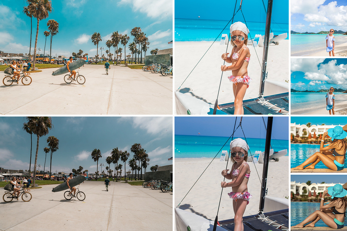 22. Beach Vibes Presets, an Action Add-On by Advina Store (Photo 3 of 8)