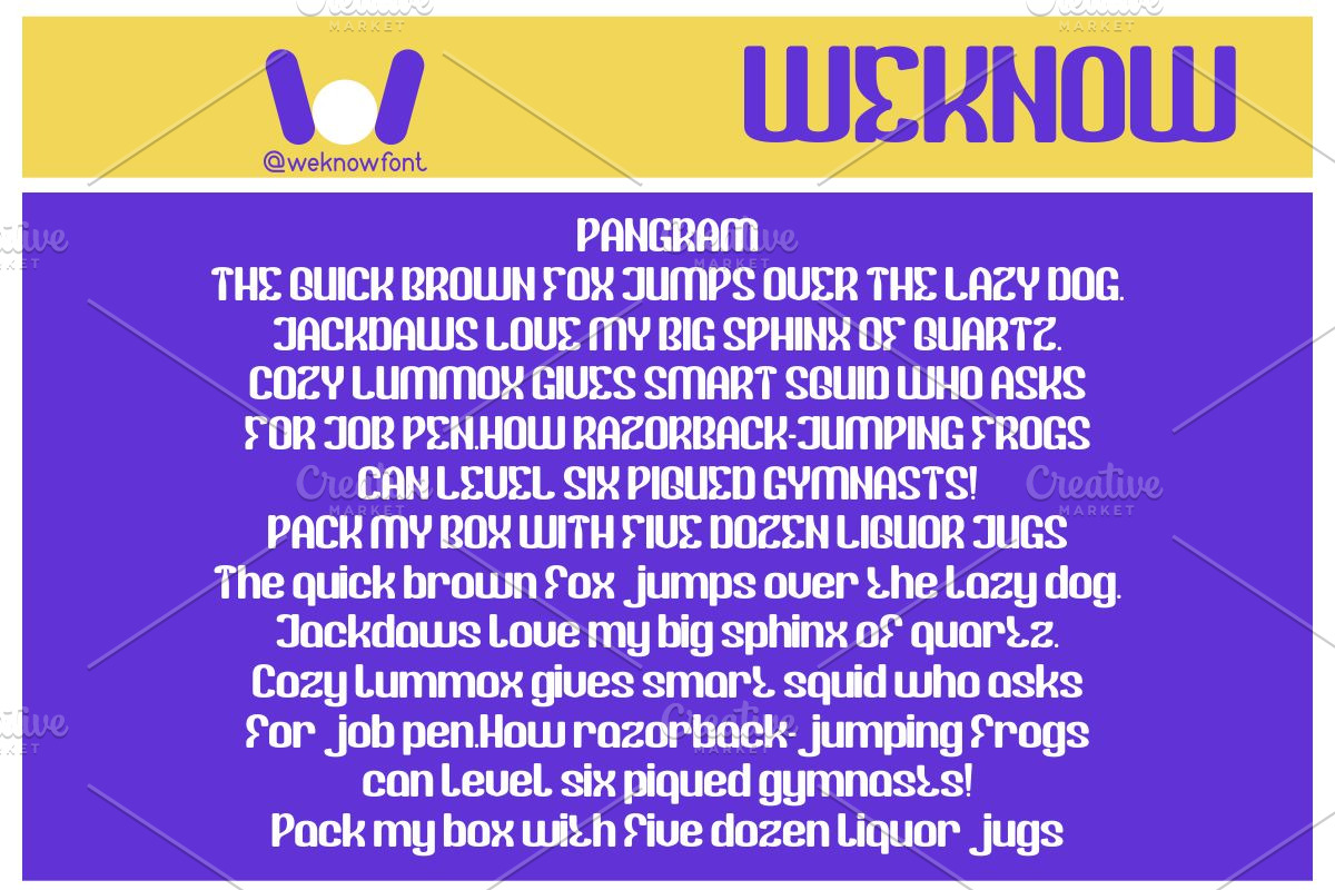 The Brighter Fortress font, a Font by weknow (Photo 7 of 8)