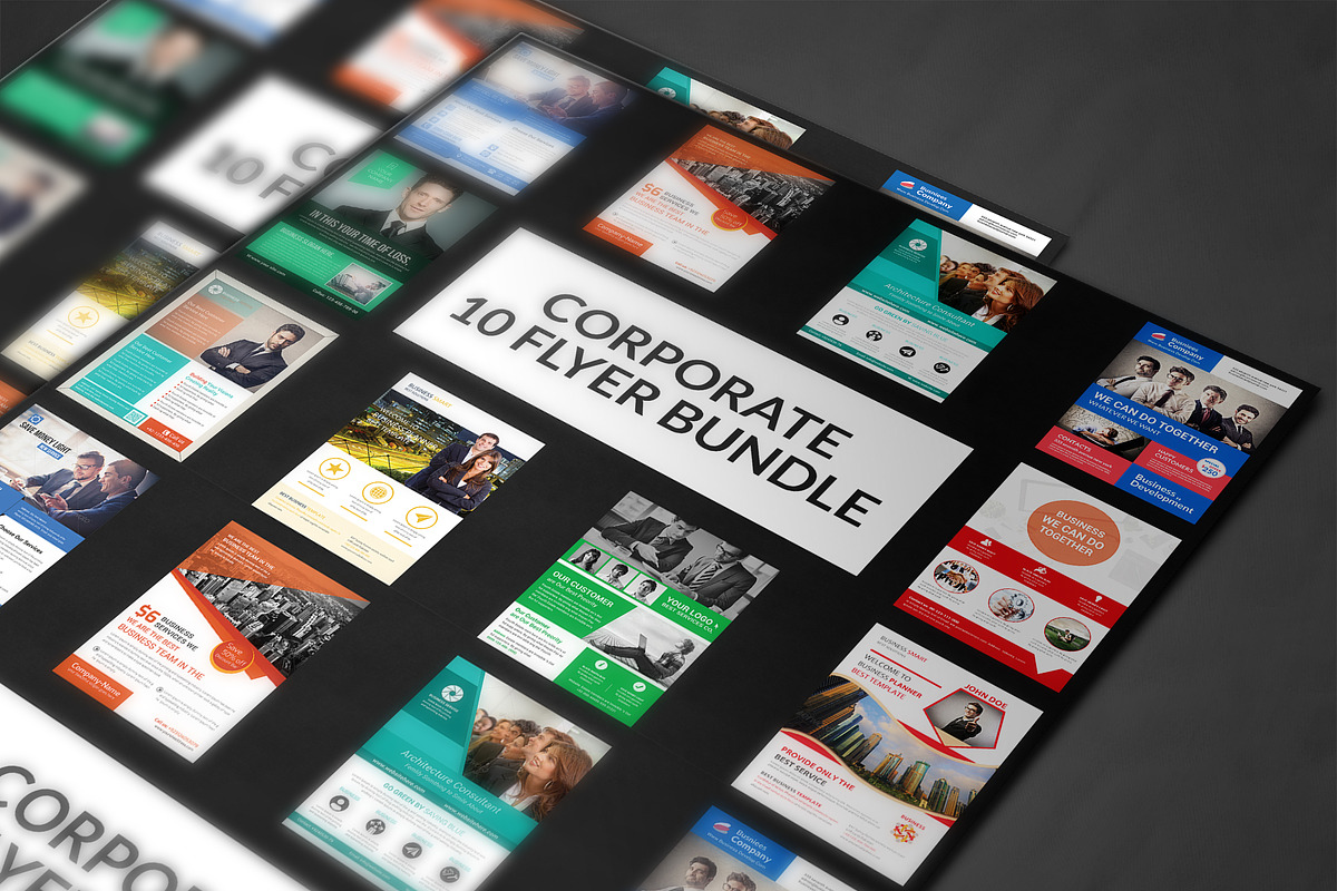 Business Flyers Bundle Print Templat, a Flyer Template by AfzaalGraphics (Photo 4 of 4)