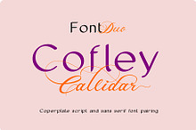 Font Duo Cofley Callidar