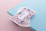 Maria Holland Business Card Template, a Business Card Template by D | S Creative Design (Thumbnail 4 of 4)