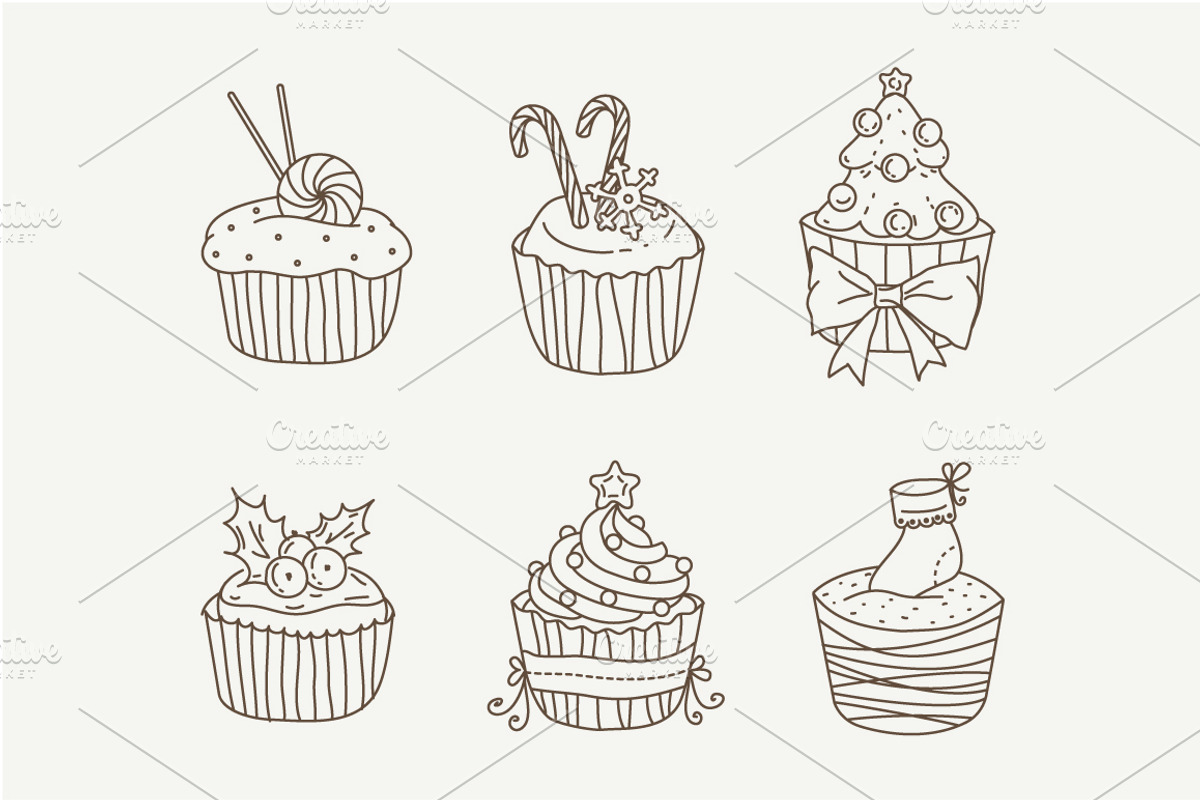 Xmas cupcakes preview 3