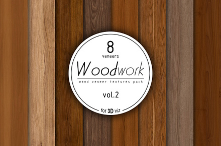 8 wood veneer texture pack vol.2, a Textures & Material 3D Model by Zver