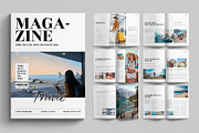 Travel Magazine Template, a Magazine Template by E-Type (Thumbnail 1 of 8)