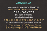 Dirty Words Brush Font, a Handwritten Font by Deeezy (Thumbnail 5 of 5)