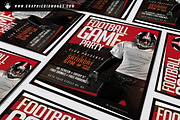 American Football Party Flyer, a Flyer Template by GraphicDiamonds (Thumbnail 2 of 6)