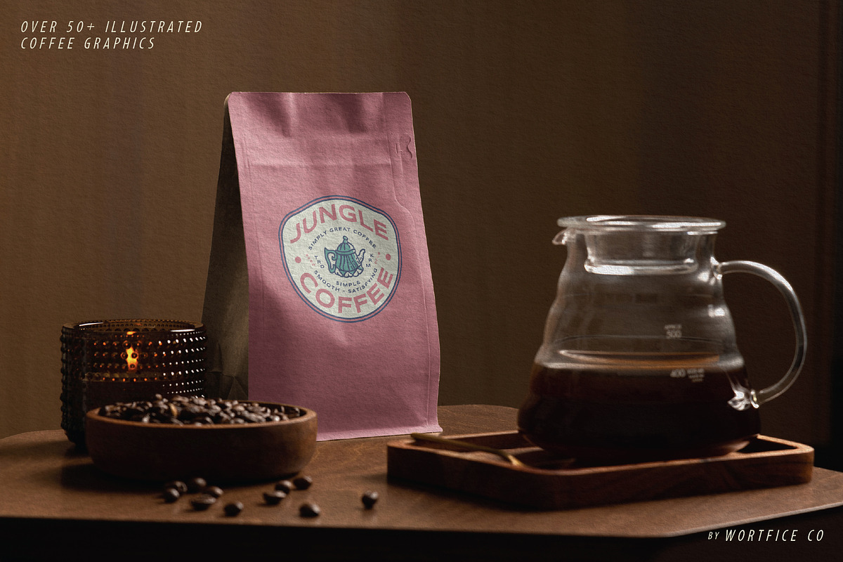 Coffee Shop Illustration Package, a Food Illustration by Wortfice (Photo 6 of 8)