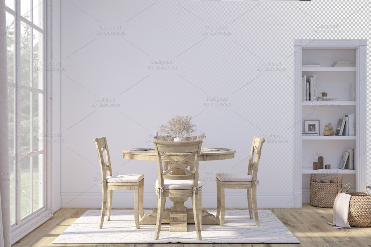 Interior Mockup, Dining Room, a Household Mockup by Designed By Gorovaya (Photo 2 of 7)