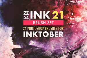 INK Brush Set For INKTOBER 2021