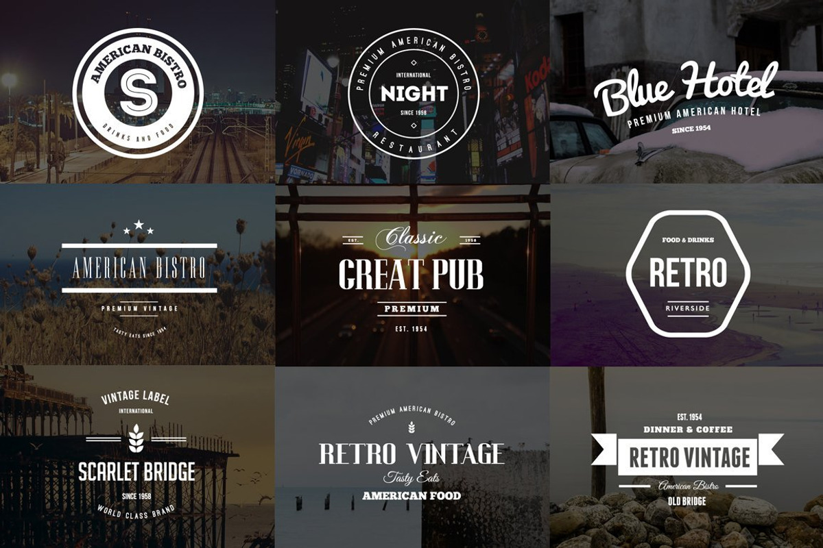 Vintage Logos Labels & Badges, a Branding & Logo Template by Design District (Photo 43 of 76)
