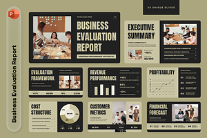 Muted Olive Business Evaluation