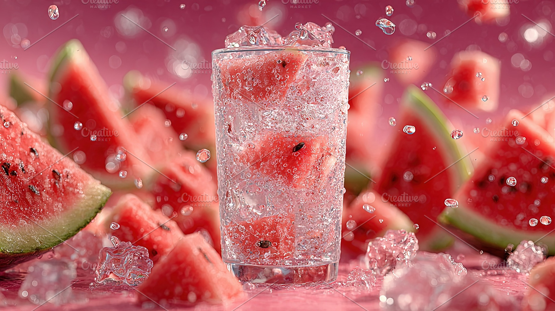 Fresh Watermelon Sparkling Drink, a Food & Drink Photo by Ales Munt