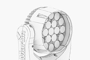 Stage Light 11, a Furniture 3D Model by akerStudio (Thumbnail 2 of 16)