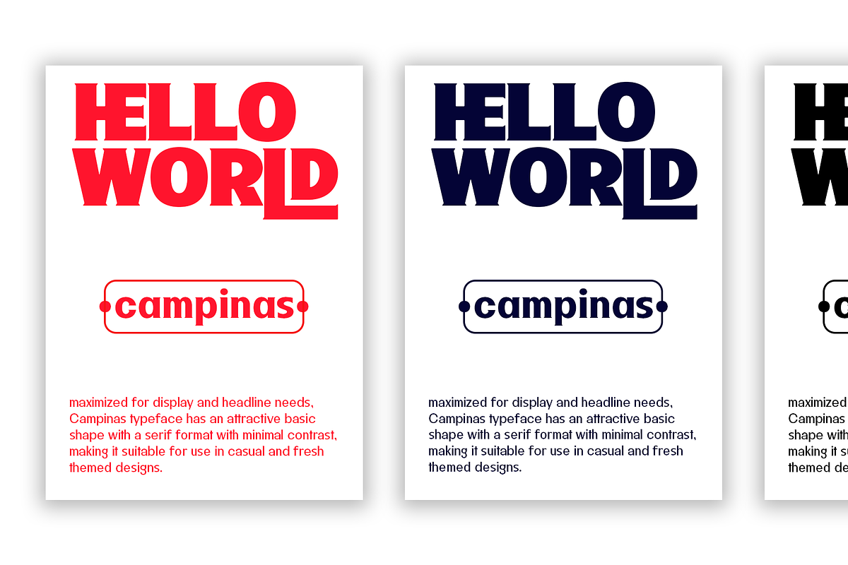 Campinas Typefamily, a Serif Font by Jehoo Creative (Photo 5 of 9)