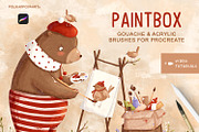 Paintbox - brushes Procreate, a Brush Add-On by polikarpovaart (Thumbnail 1 of 16)