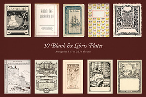 50 Vintage Library Ephemera