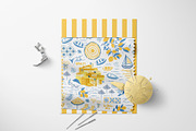 Limoncello - summer Amalfi patterns, a Pattern Graphic by Tani Kuzminka (Thumbnail 12 of 24)