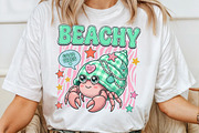Beachy Cute Hermit Crab PNG, an Illustration by Sublimation Artist (Thumbnail 4 of 9)