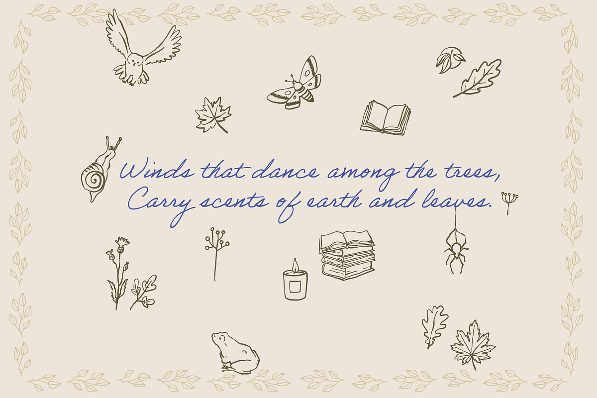 Autumn Hand Drawn Illustrations, an Illustration by Anastasiya Klempach (Photo 4 of 13)