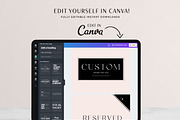 Etsy Shop Kit Pink Banners, a Branding & Logo Template by Macarons and Mimosas (Thumbnail 8 of 9)