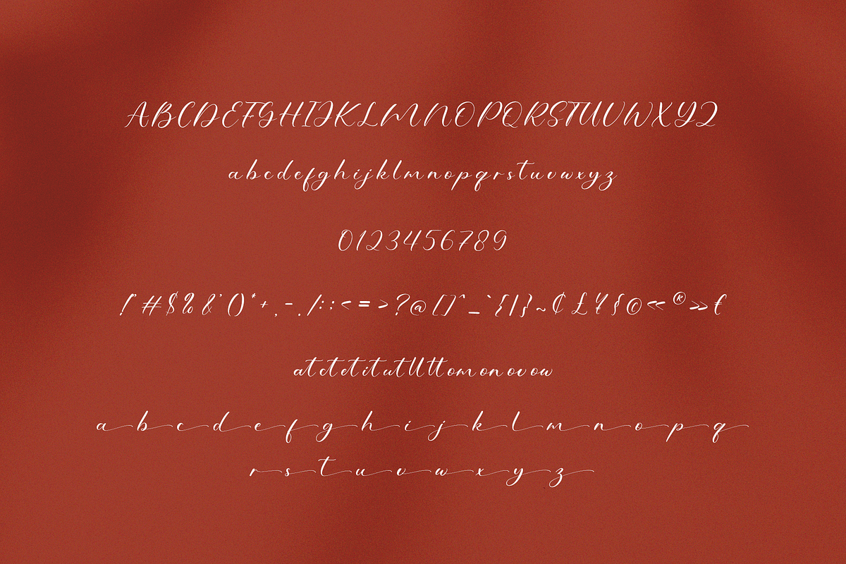 Beloved - Stylish Calligraphy Font, a Script Font by Pen Culture (Photo 5 of 6)