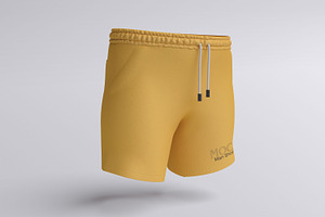 Men Short Pants Mockup