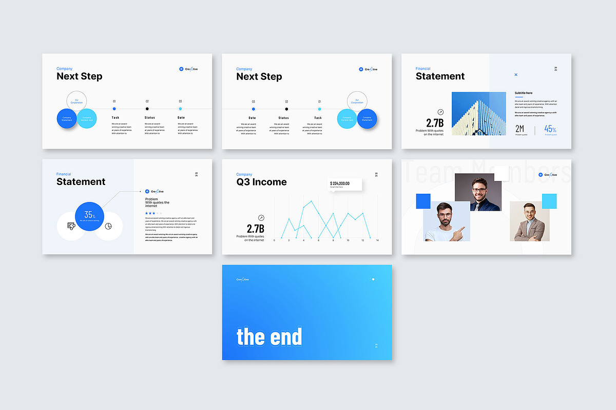 Status Report Presentation, a Presentation Template by KreateTribe (Photo 3 of 5)