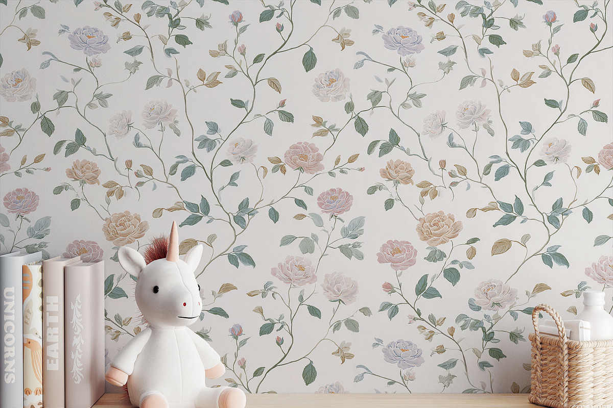 Romantic Whimsy Seamless Patterns, a Pattern Graphic by Olya Creative (Photo 5 of 14)