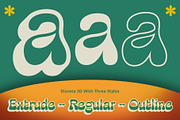 Discota 3D, a Sans Serif Font by Craft Supply Co. (Thumbnail 2 of 8)
