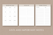 Daily & Weekly Planner, a Stationery Template by Anatartan Design (Thumbnail 5 of 6)
