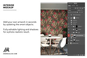 Interior Mockup - Modern Dining Room, a Household Mockup by Andrea Muller (Thumbnail 4 of 7)