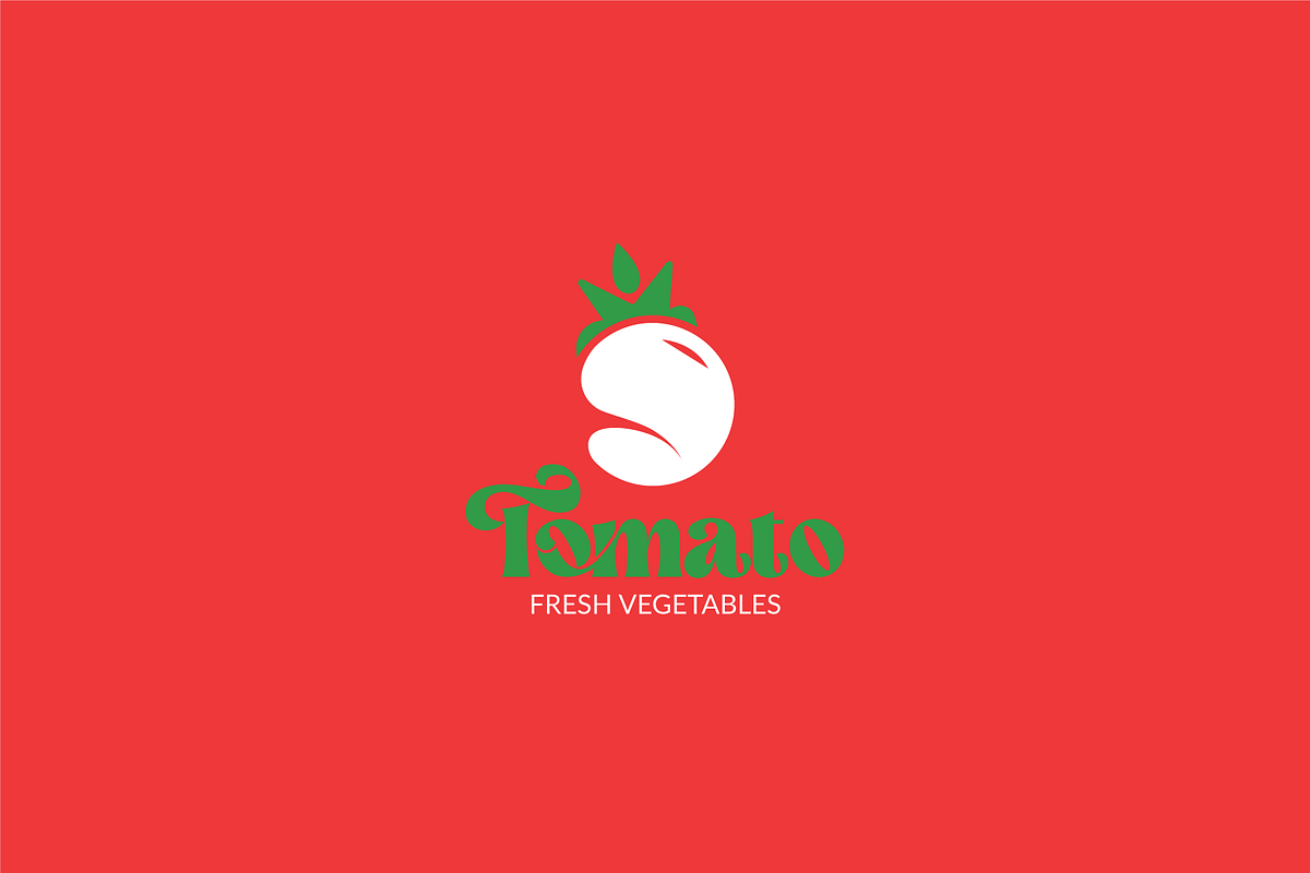 Tomato Fresh Vegetables Logo, a Branding & Logo Template by Design_Creator (Photo 3 of 4)