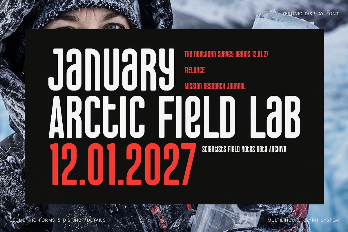 Zeronic Futuristic Display Font, a Sans Serif Font by Only Fonts (Photo 7 of 12)