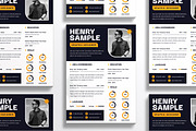 Creative Business Resume CV, a Resume Template by iDoodle Studio (Thumbnail 3 of 4)