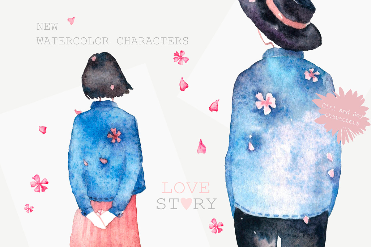 Love Story, a Decorative Illustration by Knysh Ksenya (Photo 5 of 13)