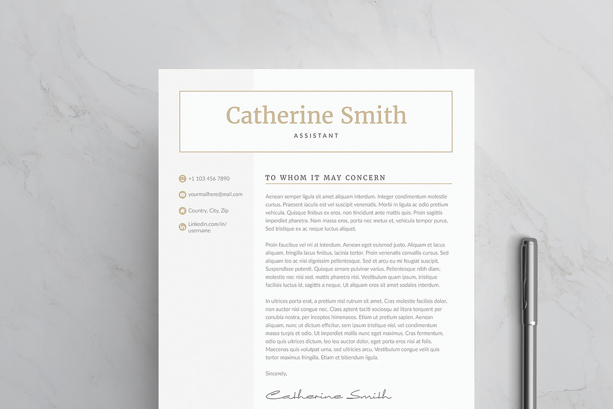 Word Resume & Cover Letter Template, a Resume Template by DemeDesign (Photo 3 of 5)