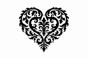 Vintage Heart Vector Design, an Illustration by Creativeshirt (Thumbnail 5 of 21)