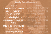 Peachy Retro - Modern Retro Serif, a Serif Font by Dharmas Foundry (Thumbnail 14 of 14)