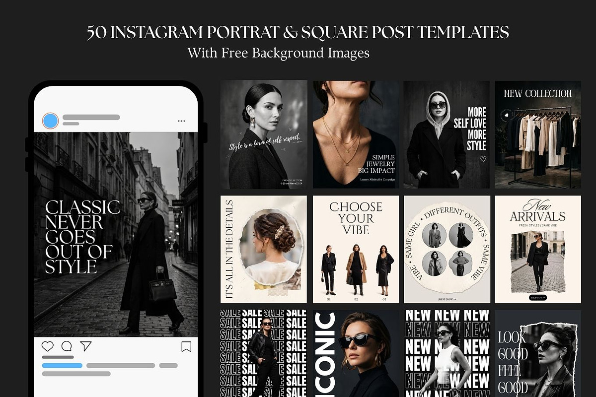 Fashion Instagram Templates, a Social Media Template by Arslan (Photo 2 of 8)