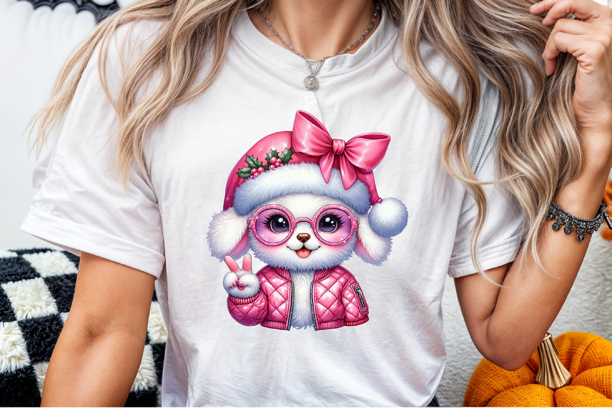 Watercolor Christmas Dog PNG, an Illustration by Sublimation Artist (Photo 7 of 9)